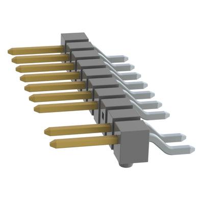 TSM-110-01-S-SH-A-003 by Samtec Inc. - CONNECTOR HEADER SMD R/A 10POS 2.54MM