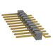 TSM-110-02-G-SH by Samtec Inc. - CONNECTOR HEADER SMD R/A 10POS 2.54MM