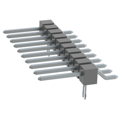 TSM-110-02-T-SH-LC by Samtec Inc. - CONNECTOR HEADER SMD R/A 10POS 2.54MM
