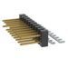 TSM-110-02-L-DH-017-TR by Samtec Inc. - CONNECTOR HEADER SMD R/A 20POS 2.54MM