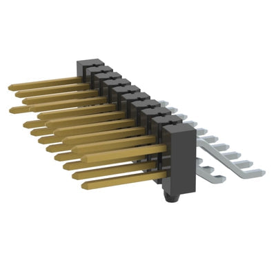 TSM-110-02-L-DH-A-017-TR by Samtec Inc. - CONNECTOR HEADER SMD R/A 20POS 2.54MM