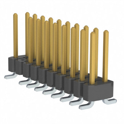 TSM-110-02-L-DV-017 by Samtec Inc. - CONNECTOR HEADER SMD 20POS 2.54MM