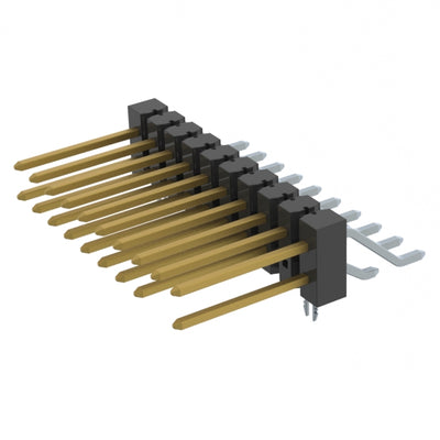 TSM-110-03-L-DH-LC-003-P by Samtec Inc. - CONNECTOR HEADER SMD R/A 20POS 2.54MM
