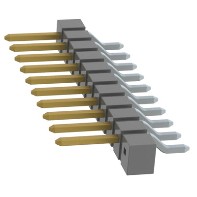 TSM-111-01-L-SH-001-TR by Samtec Inc. - CONNECTOR HEADER SMD R/A 11POS 2.54MM