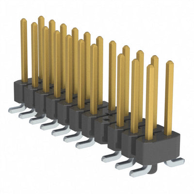 TSM-111-02-F-DV-A-007 by Samtec Inc. - CONNECTOR HEADER SMD 22POS 2.54MM