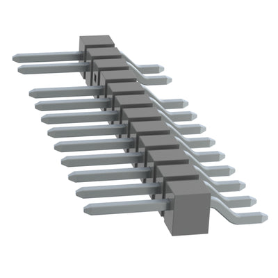 TSM-112-01-T-SH-010 by Samtec Inc. - CONNECTOR HEADER SMD R/A 12POS 2.54MM