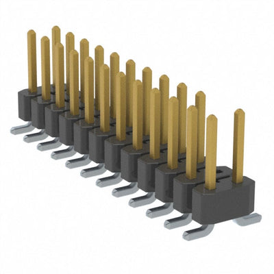 TSM-112-01-L-DV-004 by Samtec Inc. - CONNECTOR HEADER SMD 24POS 2.54MM