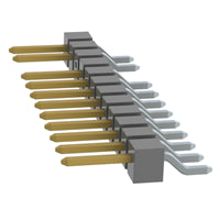 TSM-112-01-L-SH-010 by Samtec Inc. - CONNECTOR HEADER SMD R/A 12POS 2.54MM