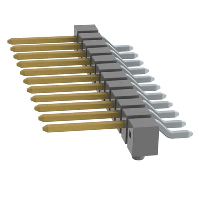 TSM-112-02-L-SH-A-001-P-TR by Samtec Inc. - CONNECTOR HEADER SMD R/A 12POS 2.54MM