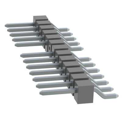 TSM-113-01-T-SH-008-P by Samtec Inc. - CONNECTOR HEADER SMD R/A 13POS 2.54MM