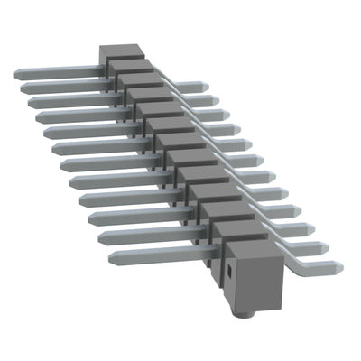 TSM-113-01-T-SH-A-001-K-TR by Samtec Inc. - CONNECTOR HEADER SMD R/A 13POS 2.54MM