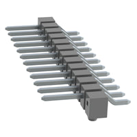 TSM-113-01-T-SH-A-001-K-TR by Samtec Inc. - CONNECTOR HEADER SMD R/A 13POS 2.54MM