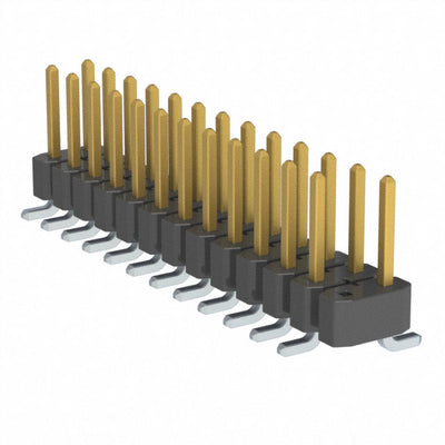 TSM-113-01-L-DV-001 by Samtec Inc. - CONNECTOR HEADER SMD 26POS 2.54MM