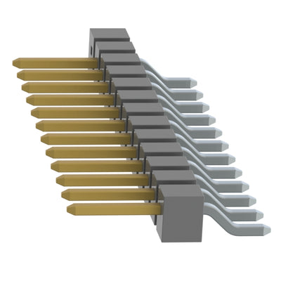 TSM-113-01-L-SH-013 by Samtec Inc. - CONNECTOR HEADER SMD R/A 13POS 2.54MM