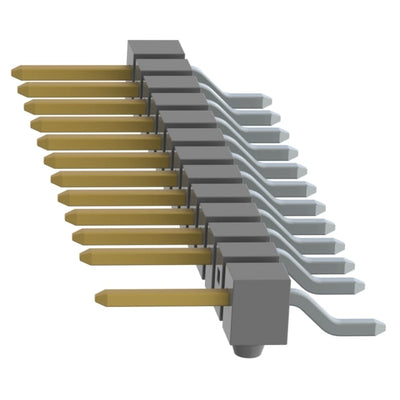 TSM-113-01-L-SH-A-002 by Samtec Inc. - CONNECTOR HEADER SMD R/A 13POS 2.54MM
