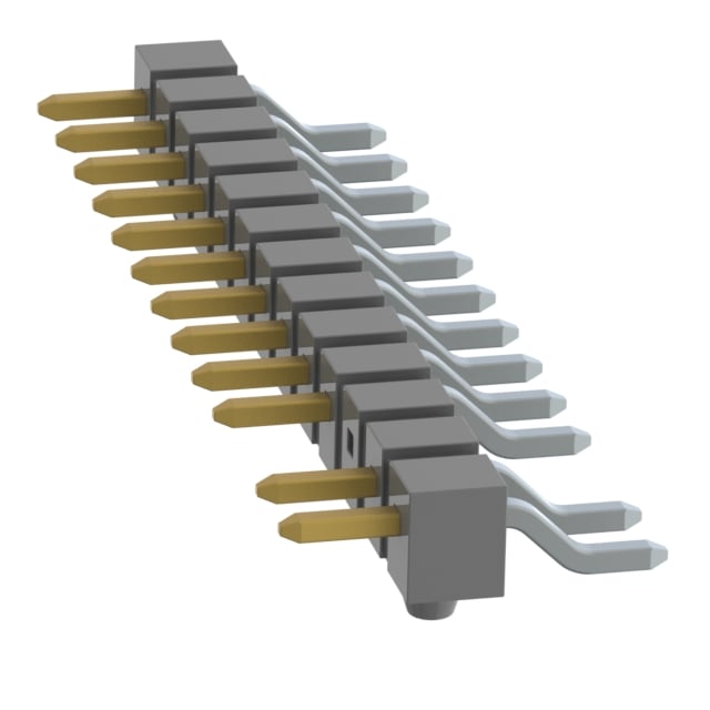 TSM-113-04-S-SH-A-003 by Samtec Inc. - CONNECTOR HEADER SMD R/A 13POS 2.54MM