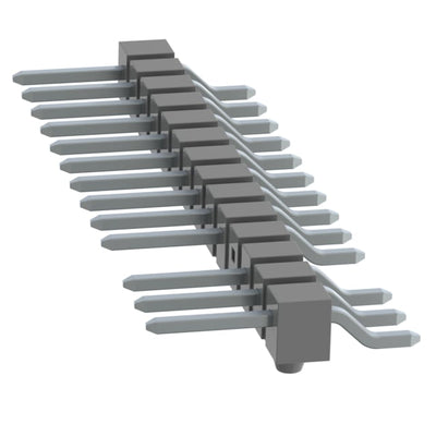 TSM-114-01-T-SH-A-004-P by Samtec Inc. - CONNECTOR HEADER SMD R/A 14POS 2.54MM