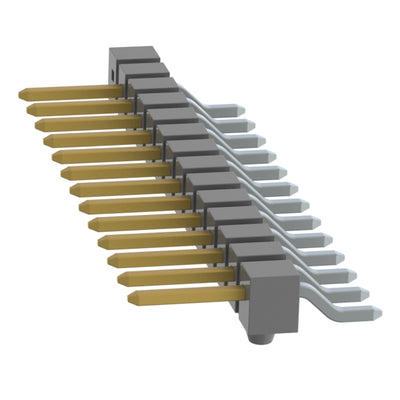 TSM-114-01-S-SH-A-014 by Samtec Inc. - CONNECTOR HEADER SMD R/A 14POS 2.54MM