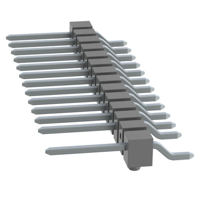 TSM-114-02-T-SH-A-002 by Samtec Inc. - CONNECTOR HEADER SMD R/A 14POS 2.54MM