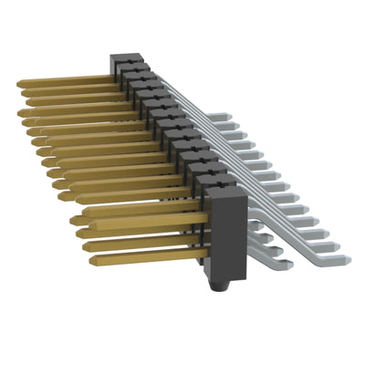 TSM-114-02-L-DH-A-009-TR by Samtec Inc. - CONNECTOR HEADER SMD R/A 28POS 2.54MM