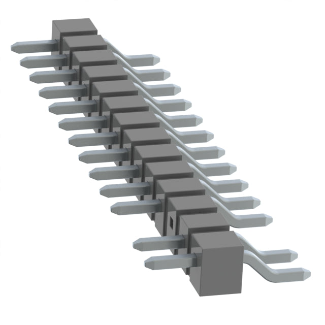 TSM-114-04-T-SH-003-K-TR by Samtec Inc. - CONNECTOR HEADER SMD R/A 14POS 2.54MM
