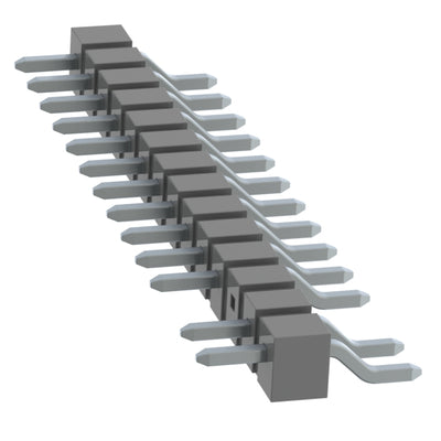 TSM-114-04-T-SH-003 by Samtec Inc. - CONNECTOR HEADER SMD R/A 14POS 2.54MM