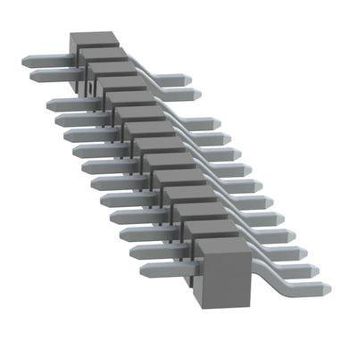 TSM-114-04-T-SH-012 by Samtec Inc. - CONNECTOR HEADER SMD R/A 14POS 2.54MM