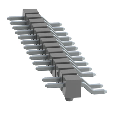 TSM-114-04-T-SH-A-003-K-TR by Samtec Inc. - CONNECTOR HEADER SMD R/A 14POS 2.54MM