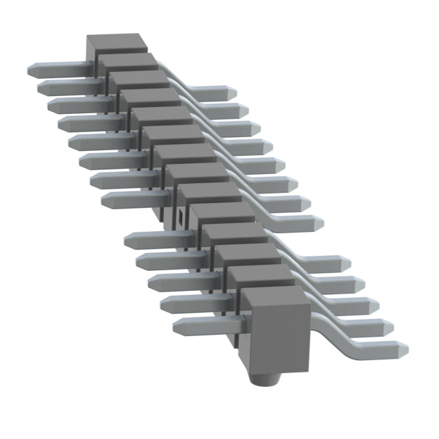 TSM-114-04-T-SH-A-006-P-TR by Samtec Inc. - CONNECTOR HEADER SMD R/A 14POS 2.54MM
