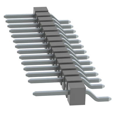TSM-115-01-T-SH-002 by Samtec Inc. - CONNECTOR HEADER SMD R/A 15POS 2.54MM