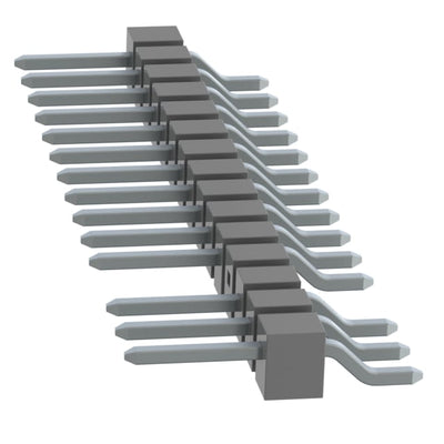TSM-115-01-T-SH-004-P-TR by Samtec Inc. - CONNECTOR HEADER SMD R/A 15POS 2.54MM