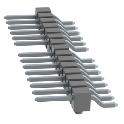 TSM-115-01-T-SH-A-009 by Samtec Inc. - CONNECTOR HEADER SMD R/A 15POS 2.54MM