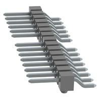 TSM-115-01-T-SH-A-009 by Samtec Inc. - CONNECTOR HEADER SMD R/A 15POS 2.54MM