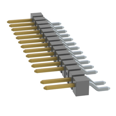 TSM-115-01-L-SH-003 by Samtec Inc. - CONNECTOR HEADER SMD R/A 15POS 2.54MM