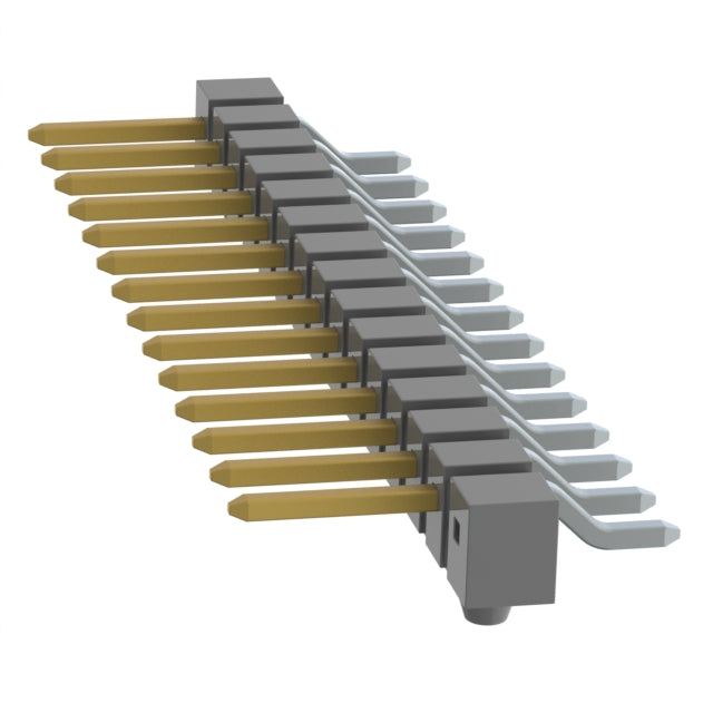 TSM-115-01-L-SH-A-001 by Samtec Inc. - CONNECTOR HEADER SMD R/A 15POS 2.54MM