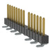 TSM-115-01-L-SV-007-P by Samtec Inc. - CONNECTOR HEADER SMD 15POS 2.54MM