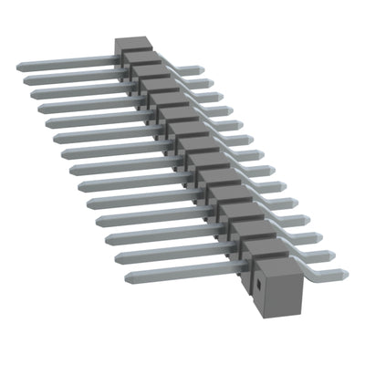 TSM-115-02-T-SH-001 by Samtec Inc. - CONNECTOR HEADER SMD R/A 15POS 2.54MM