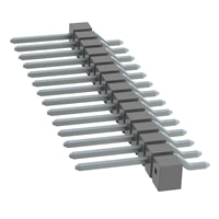 TSM-115-02-T-SH-001 by Samtec Inc. - CONNECTOR HEADER SMD R/A 15POS 2.54MM