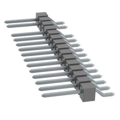 TSM-115-02-T-SH-013 by Samtec Inc. - CONNECTOR HEADER SMD R/A 15POS 2.54MM