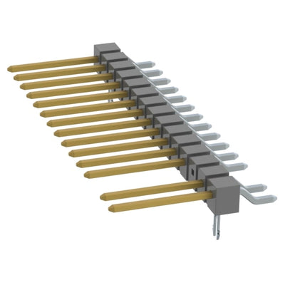 TSM-115-03-L-SH-LC-003 by Samtec Inc. - CONNECTOR HEADER SMD R/A 15POS 2.54MM
