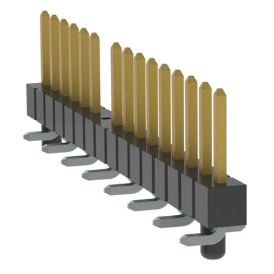 TSM-116-01-S-SV-A-010 by Samtec Inc. - CONNECTOR HEADER SMD 16POS 2.54MM