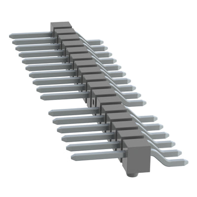 TSM-117-01-T-SH-A-007-K by Samtec Inc. - CONNECTOR HEADER SMD R/A 17POS 2.54MM