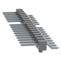 TSM-117-01-T-SH-A-011-K-TR by Samtec Inc. - CONNECTOR HEADER SMD R/A 17POS 2.54MM