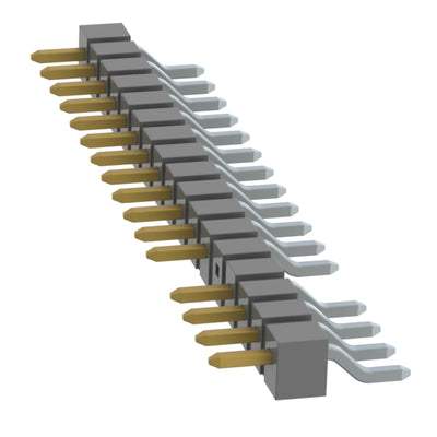 TSM-117-04-S-SH-005 by Samtec Inc. - CONNECTOR HEADER SMD R/A 17POS 2.54MM