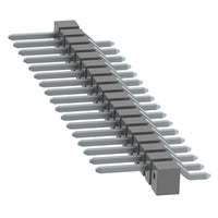 TSM-118-01-T-SH-001 by Samtec Inc. - CONNECTOR HEADER SMD R/A 18POS 2.54MM