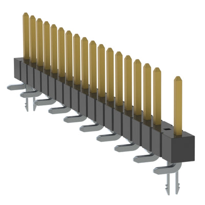TSM-119-01-L-SV-LC-002 by Samtec Inc. - CONNECTOR HEADER SMD 19POS 2.54MM