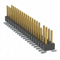 TSM-120-01-L-DV-010-P by Samtec Inc. - CONNECTOR HEADER SMD 40POS 2.54MM