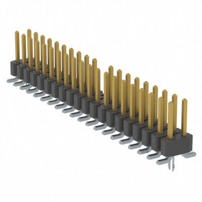 TSM-120-01-L-DV-LC-020-P by Samtec Inc. - CONNECTOR HEADER SMD 40POS 2.54MM