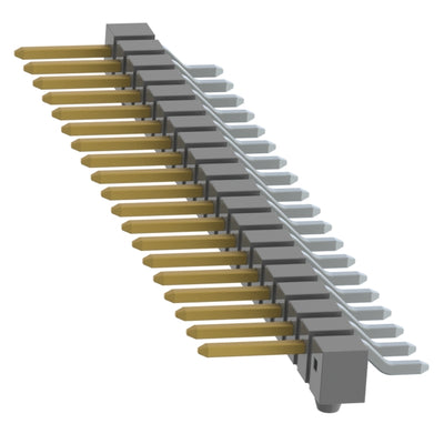 TSM-120-01-L-SH-A-001-K by Samtec Inc. - CONNECTOR HEADER SMD R/A 20POS 2.54MM