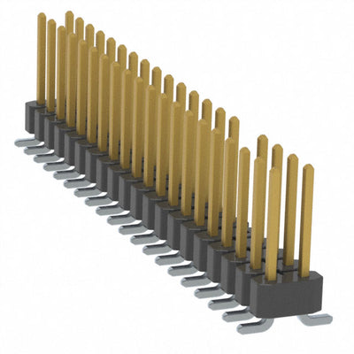 TSM-120-02-S-DV-010-P by Samtec Inc. - CONNECTOR HEADER SMD 40POS 2.54MM